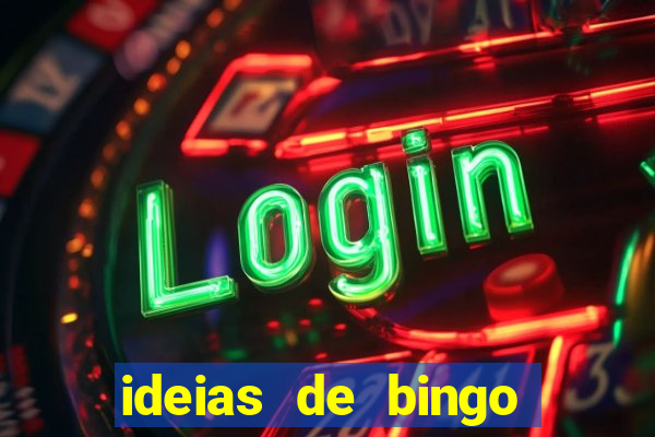 ideias de bingo para o natal